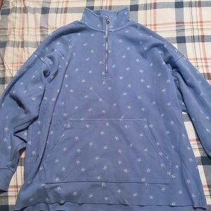blue paisley aerie sweatshirt🌷